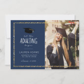 Laat de het Volgen Aankondiging van het Afstuderen (Voorkant)