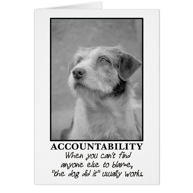 Laat de hond de schuld nemen van je farce (Voorkant)