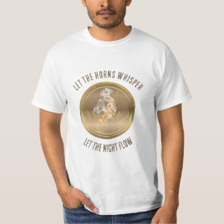 Laat de hoorns fluisteren Jazz Quote T-shirt