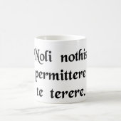 Laat de klootzakken je niet neerhalen. koffiemok (Center)