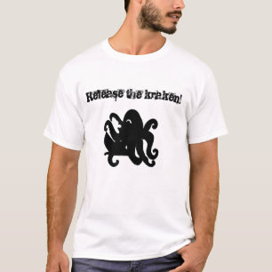 Laat de Kraken Mannen T-Shirt vrij
