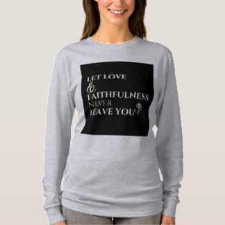 laat de lange mouw van de liefde voor vrouwen t-shirt