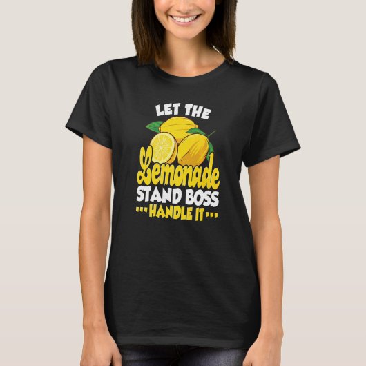 Laat de limonadestandaard het limonade sint t-shirt (Voorkant)