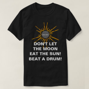 Laat de maan de zon niet opeten funny t-shirt