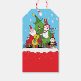 Laat de Merry Making Begin Gift Labels Cadeaulabel