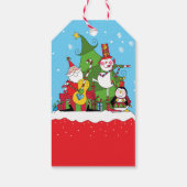 Laat de Merry Making Begin Gift Labels Cadeaulabel (Achterkant)