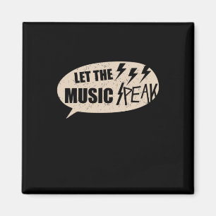 Laat de muziek pieken magneet