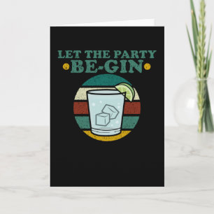 Laat de partij in Tonic Party Cocktail T-shirt wor Kaart