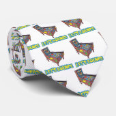 Laat de pinbalmachine van het blad springen stropdas (Opgerold)