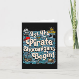 Laat de piraten Shenanigans beginnen Pirate Shenan Kaart