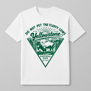 Laat de pluizige Koeien niet aaien - Yellowstone T-shirt