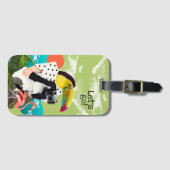 Laat de Pop van de  van het Koelverblijf Kunst gaa Bagagelabel (Voorkant (horizontaal))