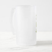 Laat de reservekippen los matglas bierpul (Voorkant links)