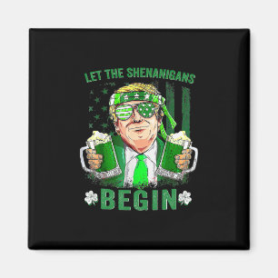 Laat de Schelmenstreken Beginnen Funny Trump St Pa Magneet
