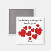 Laat de schoonheid Rumi Magnet Magneet (Voorkant / Achterkant)