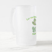 "Laat de Senanigans beginnen" Matglas Bierpul (Voorkant links)