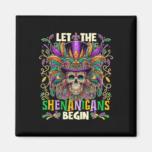 Laat de Shenanigans beginnen Mardi Gras 2025 Kinde Magneet
