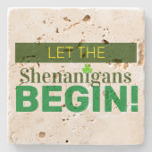 Laat de Shenanigans beginnen met een Onderzetter (Voorkant)