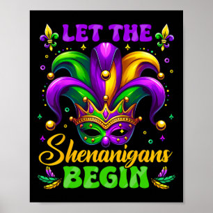 Laat de Shenanigans beginnen met Mardi Gras 3 Poster