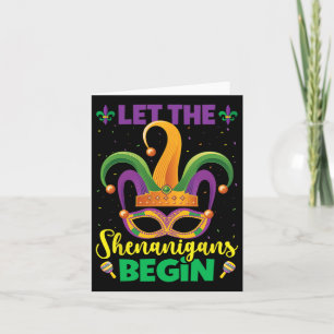 Laat de Shenanigans beginnen met Mardi Gras Happy Kaart