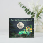 Laat de Shenanigans beginnen met St. Patrick's Day Briefkaart (Staand voorkant)