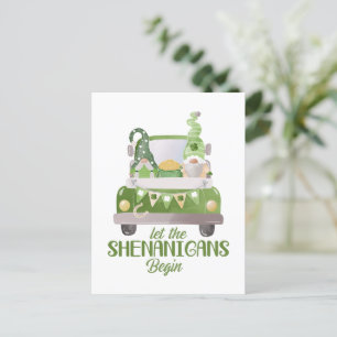 Laat de Shenanigans beginnen met St Patrick's Day Briefkaart