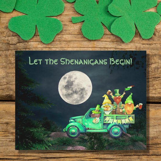 Laat de Shenanigans beginnen met St. Patrick's Day Briefkaart