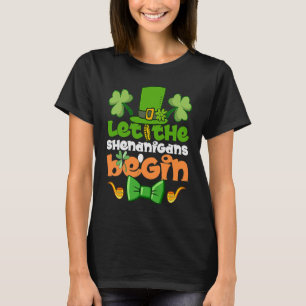 Laat de Shenanigans met Happy St Patrick's Day beg T-shirt