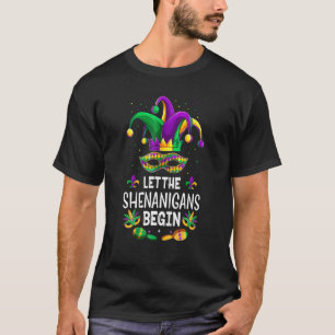 Laat de Sjenanigans beginnen met Mardi Gras S, Kin T-shirt