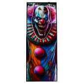 Laat de Spelen beginnen | Halloweenfeest Wijn Cadeautas (Achterkant)