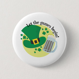 Laat de Spelen beginnen! Ronde Button 5,7 Cm