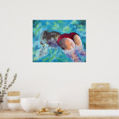 Laat de stress achter poster (Keuken)