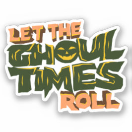 Laat de tijd draaien sticker