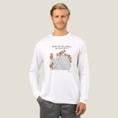 LAAT DE TURKEYS JE NIET DODEN Tri-Blend SHIRT (Voorkant)