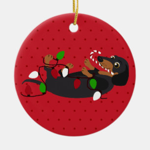 Laat de Vakantie los toejuichen Leuke Kerstmis van Keramisch Ornament