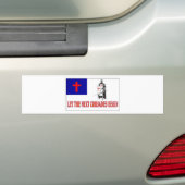 LAAT DE VOLGENDE CRUSADES BEGINNEN BUMPERSTICKER (Op auto)