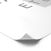 laat de wereld los en klamp je vast aan de eeuwigh poster (Hoek)
