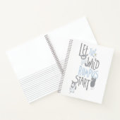 Laat de Wilde Rumpus beginnen - Blauw Notitieboek (Binnen)