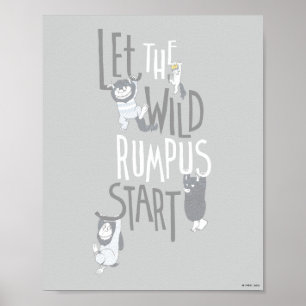Laat de Wilde Rumpus beginnen Poster