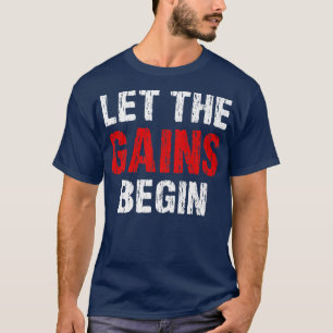 Laat de winsten beginnen met het trainen van fitne t-shirt