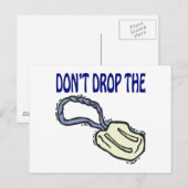 Laat de zeep niet vallen briefkaart (Voorkant / Achterkant)