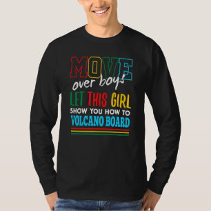 Laat deze meid je laten zien hoe je van een vulkaa t-shirt