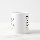 Laat dingen gebeuren aanmoediging citaat koffiemok (Center)