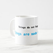 Laat dingen gebeuren Mok (Voorkant links)