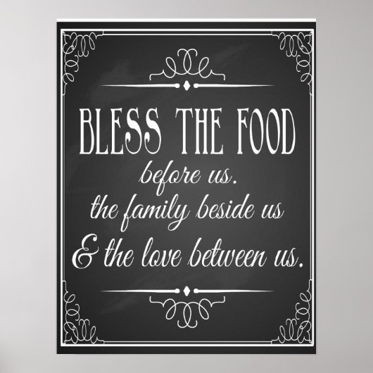 Laat dit eten los voor trouwreceptie Print (Voorkant)