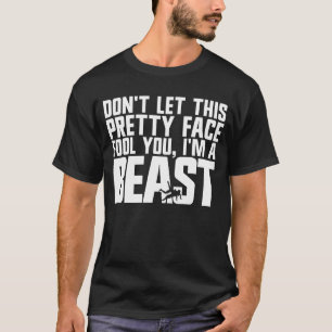 Laat dit gezicht je niet voor de gek houden, ik b t-shirt