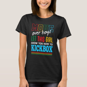 Laat dit meisje Show je laten kickbox grappige kic T-shirt
