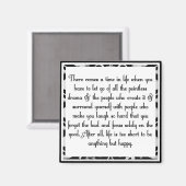 Laat drama los magneet (Voorkant / Achterkant)