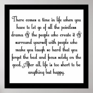 Laat drama los poster