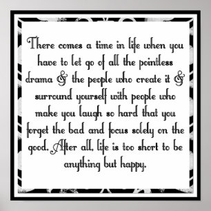 Laat drama los poster